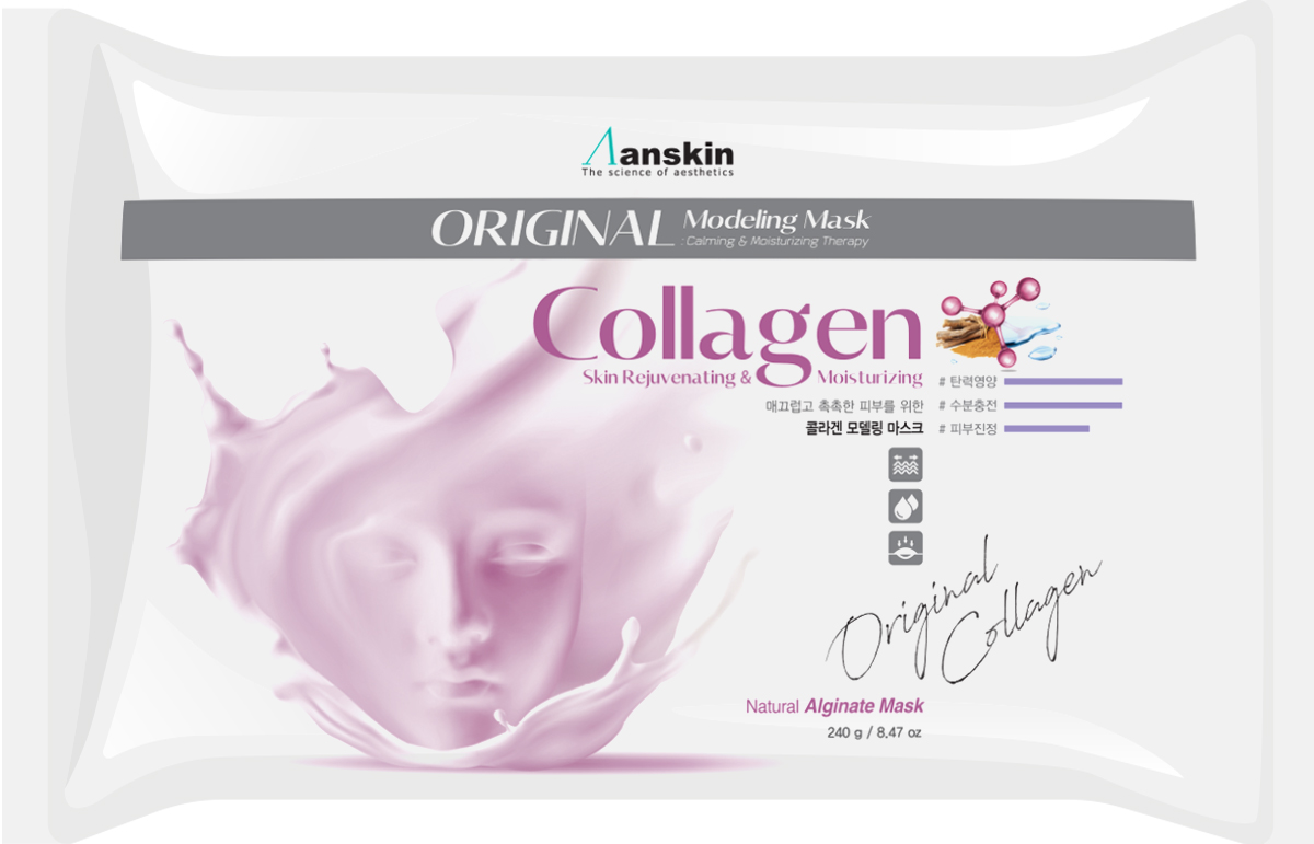 Купить Маска альгинатная укрепляющая с коллагеном Anskin Modeling Mask Collagen, 240 г