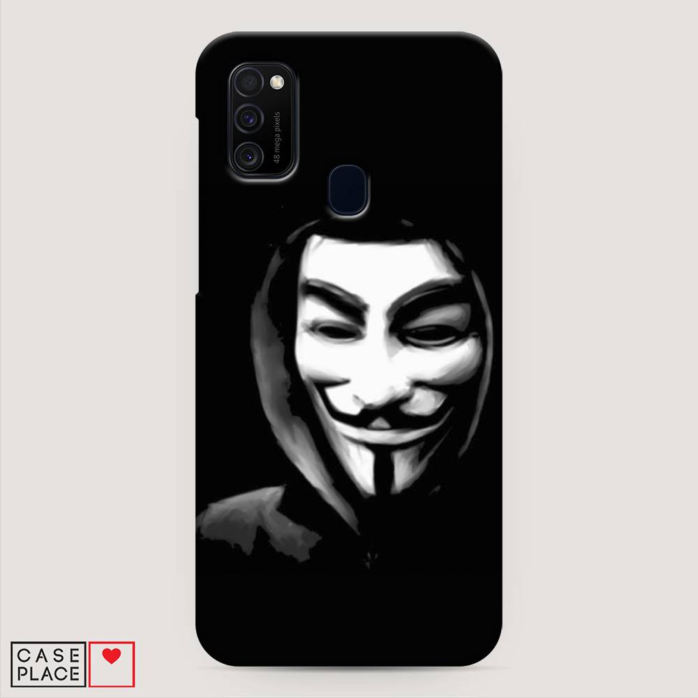 

Пластиковый чехол "Анонимус" на Samsung Galaxy M21, 29720-4