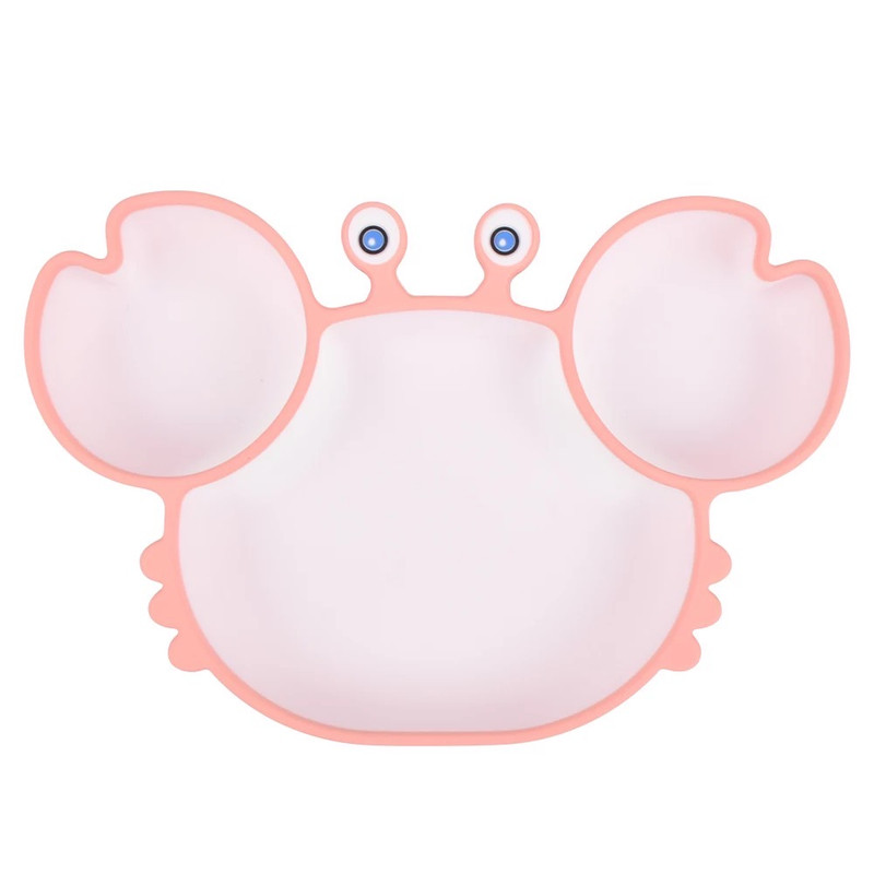 

Секционная детская тарелка на присоске DD&SiliconeSet Краб 690DDKR, Крабик