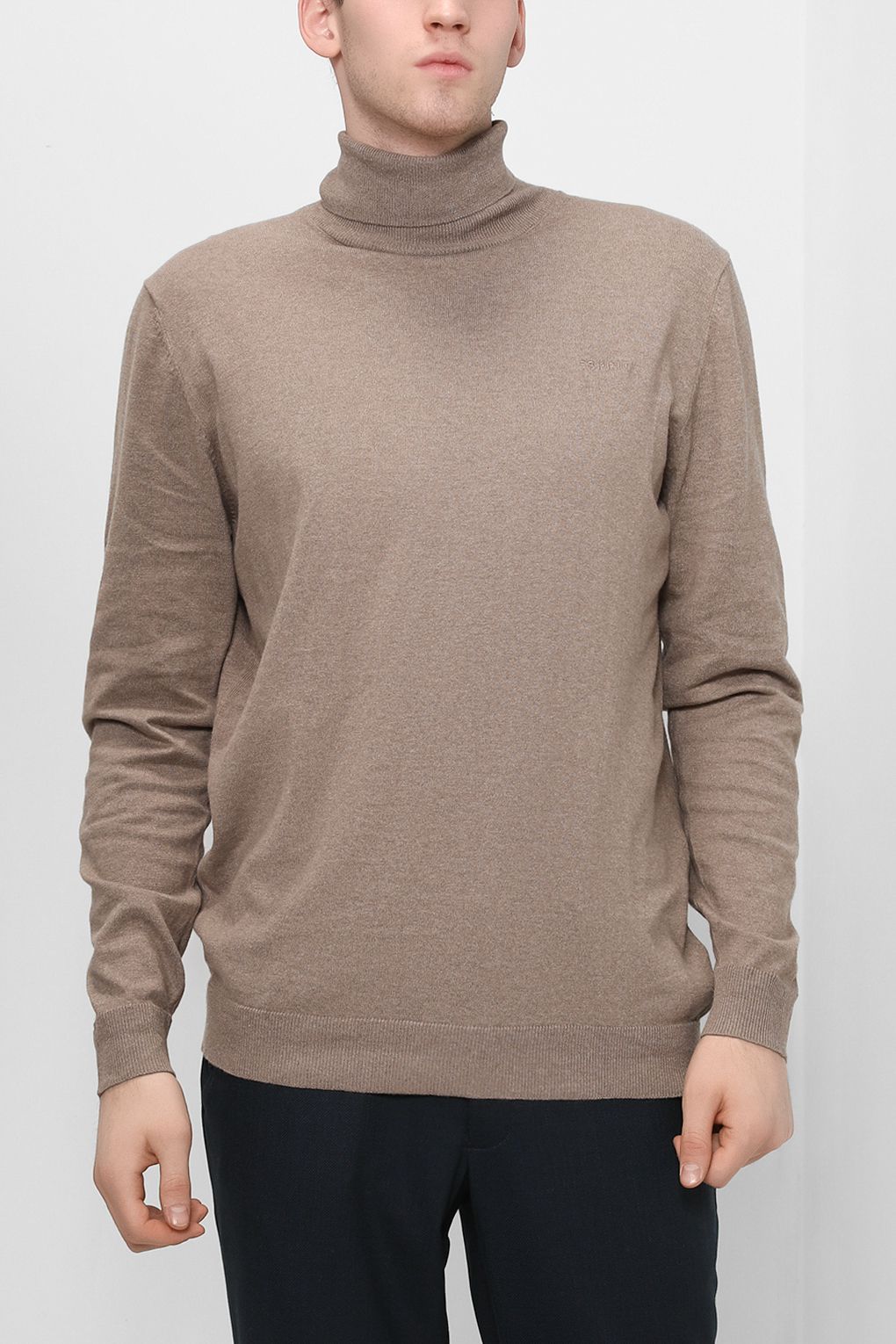 

Водолазка мужская Esprit Casual 092EE2I316 бежевая L, Бежевый, 092EE2I316