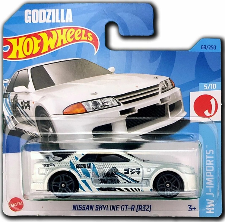 

Игрушечные машинки Hot Wheels Nissan Skyline GT-R R32, HKJ13 5785 069 из 250