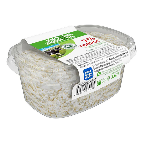 

Творог ЭкоНива 9% БЗМЖ 330 г
