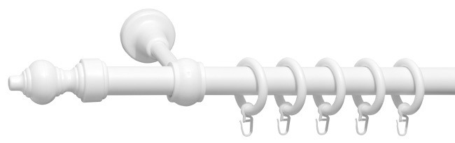 

Карниз круглый 240см белый