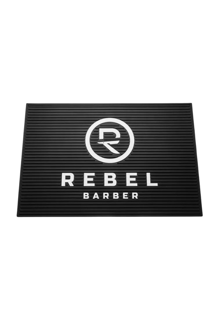 rebel born to be strong коврик мат для аэробики йоги пилатеса nbr 10 мм с кольцами Коврик для инструментов REBEL BARBER Black&White Large