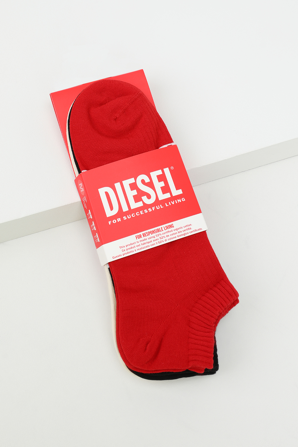 Комплект носков мужских Diesel 00SI8H0EGBH разноцветных L 3 пары 2990₽