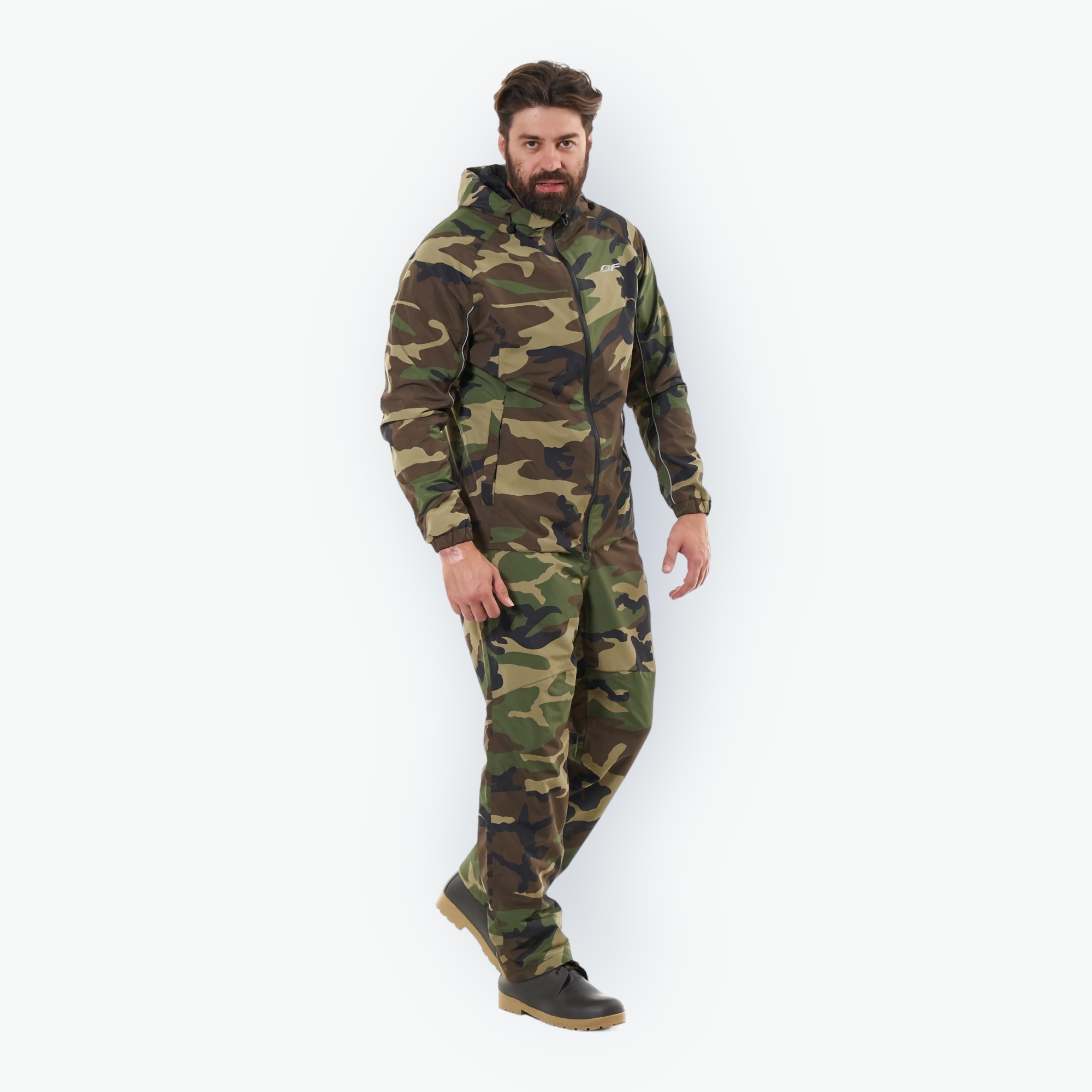 Мембранный костюм мужской Dragonfly ACTIVE 2.0 Camo Dark 2023, размер XL