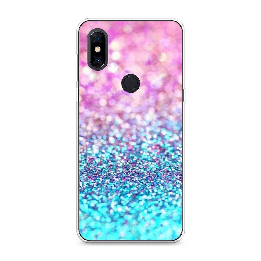 

Чехол Awog "Розово-голубые глиттеры рисунок" для Xiaomi Mi Mix 3