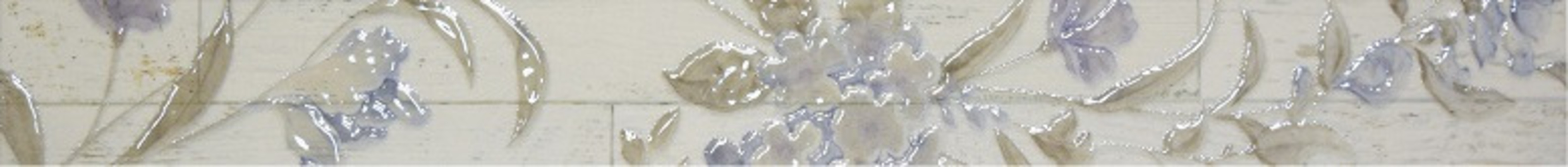 фото Бордюр керамический global tile san remo gt16vg 5,4 х 50 см белый