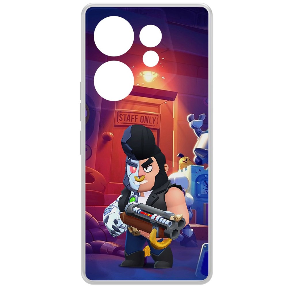 

Чехол-накладка Krutoff Clear Case Brawl Stars-Б-800 для TECNO Camon 20 Premier