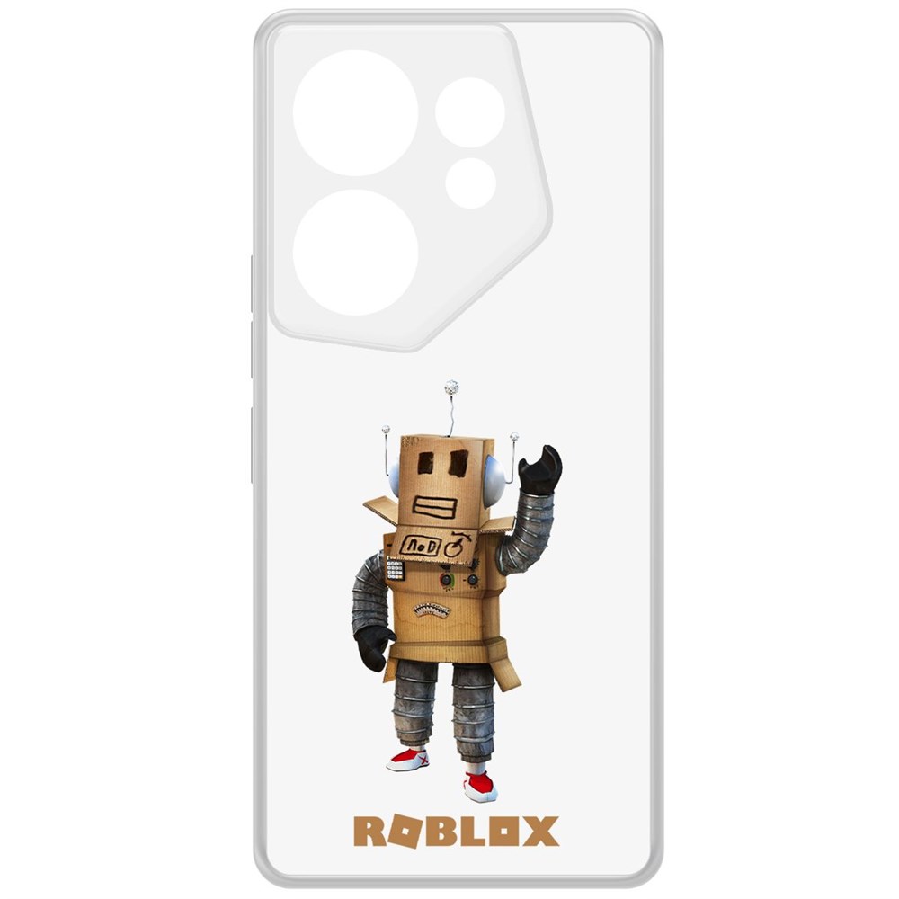 

Чехол-накладка Krutoff Clear Case Roblox-Мистер Робот для TECNO Camon 20 Premier, Прозрачный