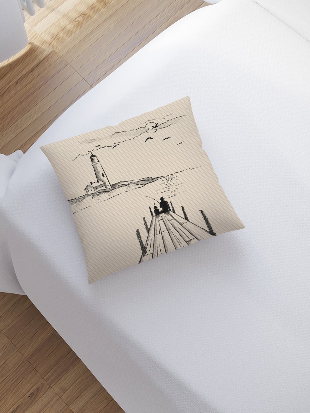 

sl_389516 МУЛЬТИ Наволочка с фотопечатью 45x45, Бежевый;черный