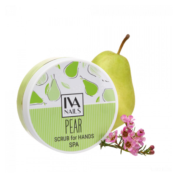 фото Сахарный скраб для рук iva nails pear, 150 мл