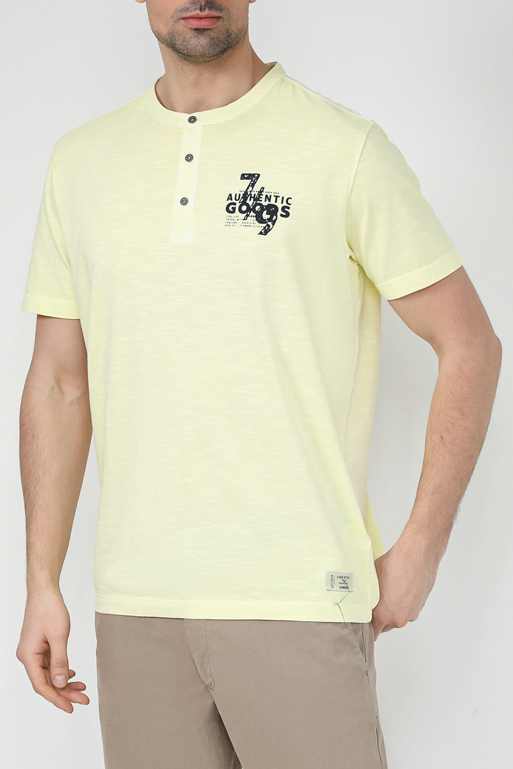 

Футболка мужская LERROS 2323963 желтая 2XL, Желтый, 2323963