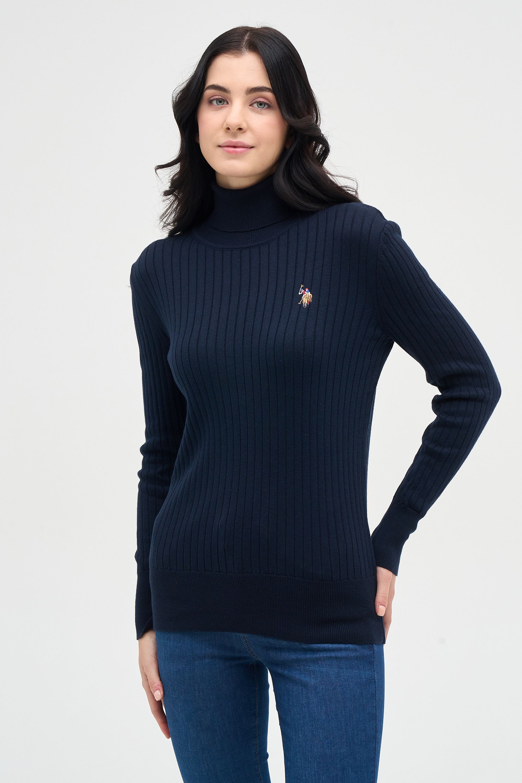 

Водолазка женская U.S. POLO Assn. G082SZ0TK0R-MARIASZ синяя L, Синий, G082SZ0TK0R-MARIASZ