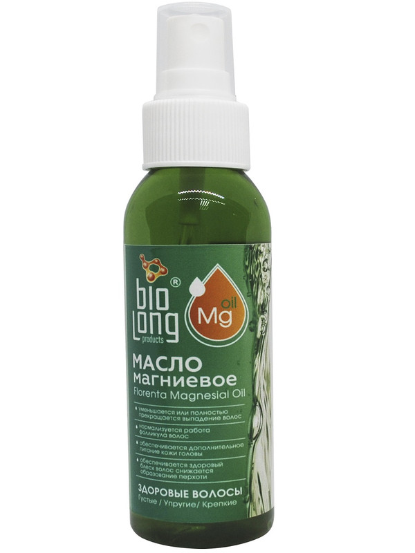 фото Масло магниевое biolong "florenta magnesial oil"с экстрактом натуральной пихты 100 мл