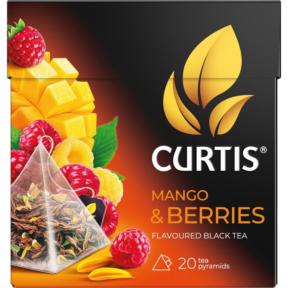 Чай черный Curtis Mango & Berries в пакетиках 1,7 г х 20 шт