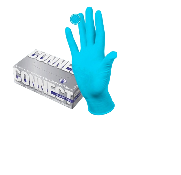 Перчатки CONNECT NITRILE смотровые нестерильные PULIN M 100 шт.