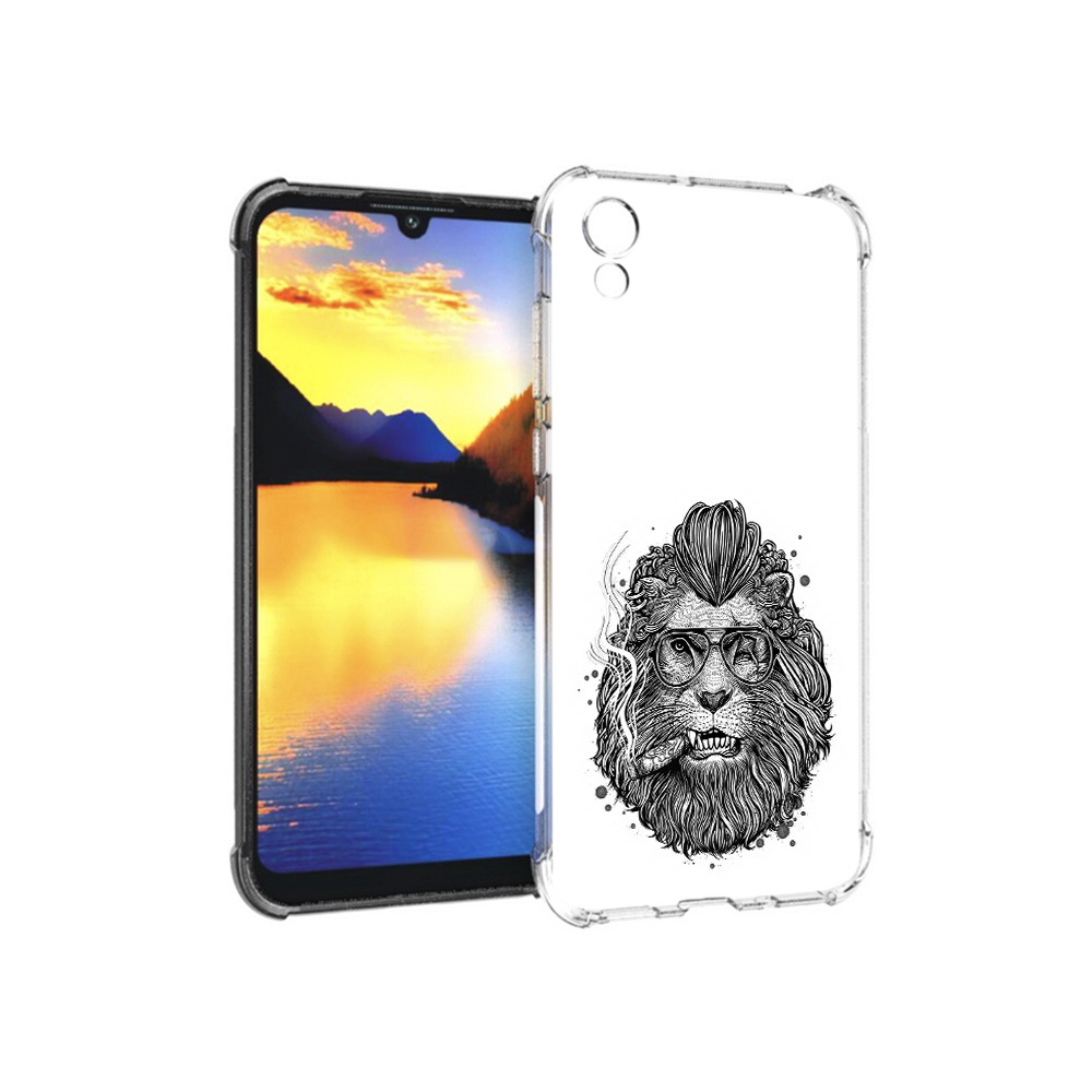 

Чехол MyPads Tocco для Huawei Y5 курящий лев, Прозрачный, Tocco