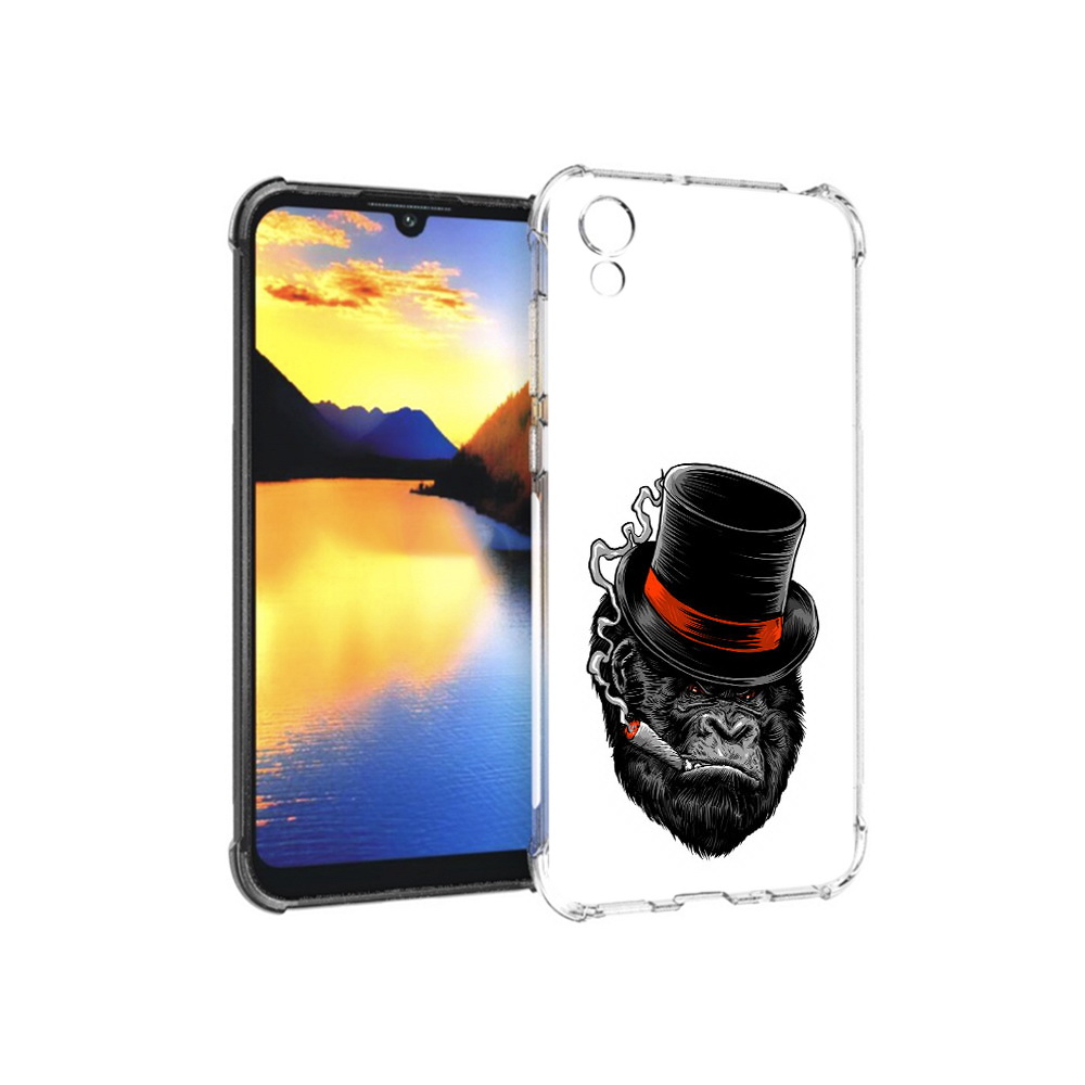 

Чехол MyPads Tocco для Huawei Y5 дизайнерская горилла, Прозрачный, Tocco