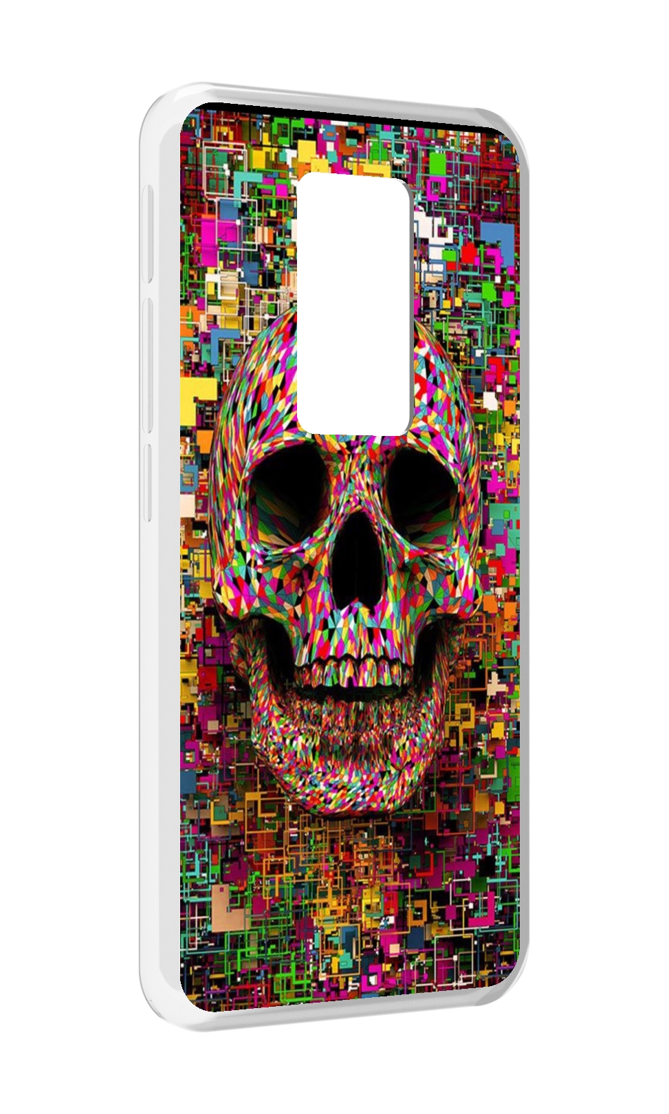 

Чехол MyPads череп красочные цвета для Motorola Defy 2021, Прозрачный, Tocco
