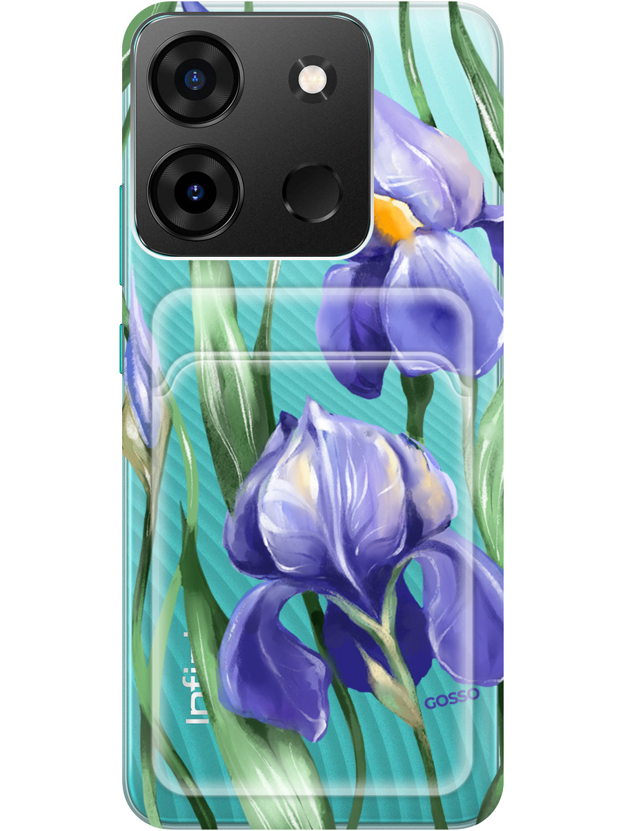 

Силиконовый чехол на Infinix Smart 7 Plus с рисунком "Amazing Irises" прозрачный, Прозрачный;белый;синий, 20011993