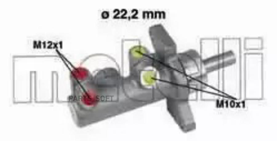 

Главный Тормозной Цилиндр Metelli арт. 050230