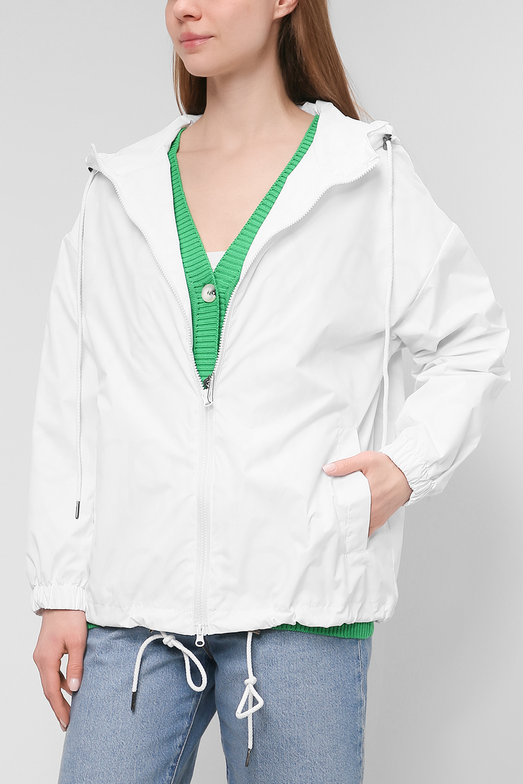 

Ветровка женская COLORPLAY M2011419A серая 48, M2011419A