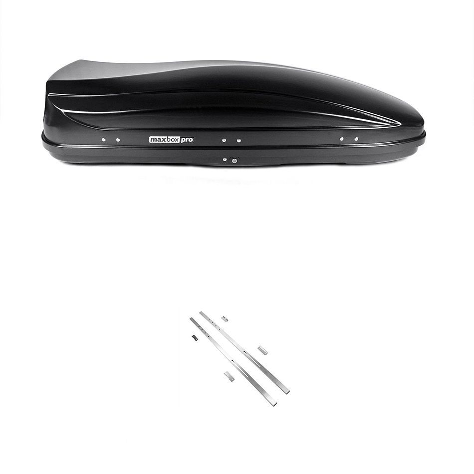 

Бокс на крышу MaxBox Pro 520л, черный карбон,196х80х43, усилители дна, двусторонний