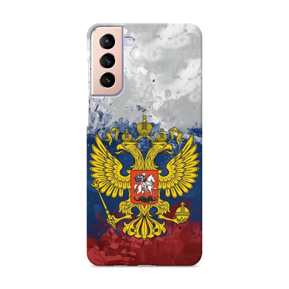 фото Пластиковый чехол "рф" на samsung galaxy s21 + awog