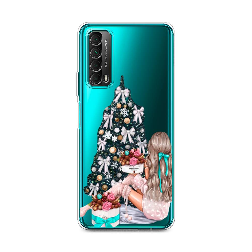 

Чехол для Huawei P Smart 2021 "New Year", Зеленый;бежевый;голубой, 6104750-5