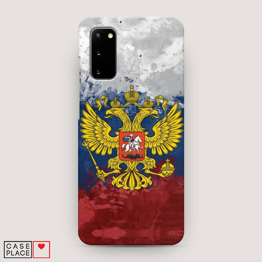 фото Пластиковый чехол "рф" на samsung galaxy s20 awog