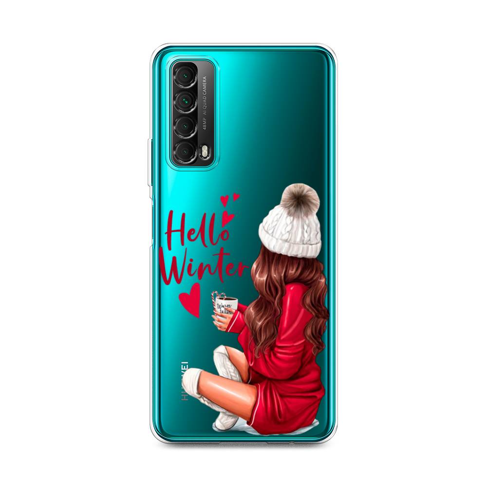 

Чехол для Huawei P Smart 2021 "Hello winter", Красный;белый;коричневый, 6104750-5