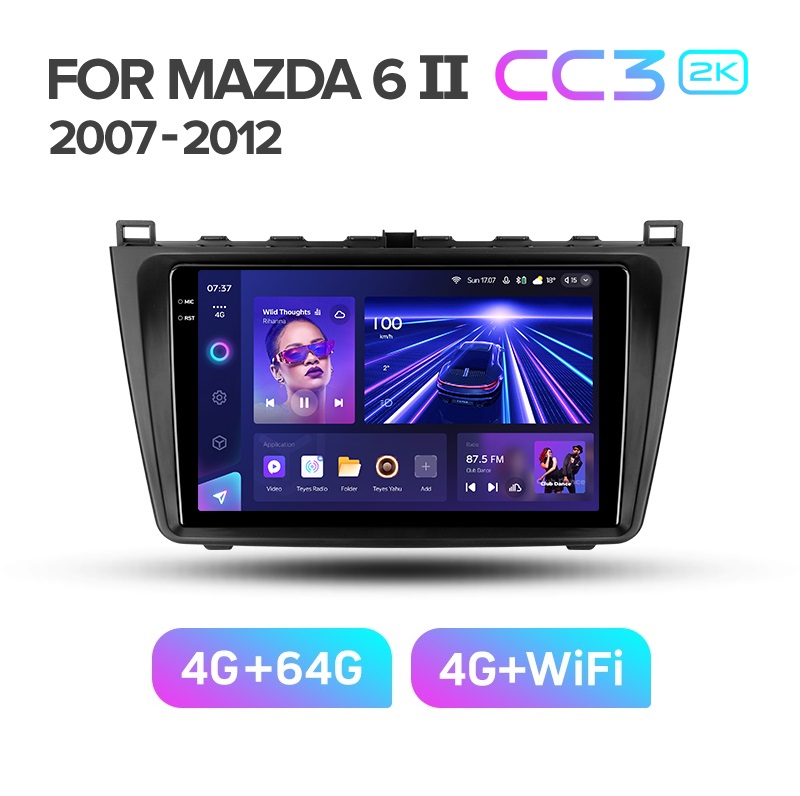 Магнитола TEYES CC3 2K MAZDA 6 GH 2007-2012 г 464ГБ 3689000₽