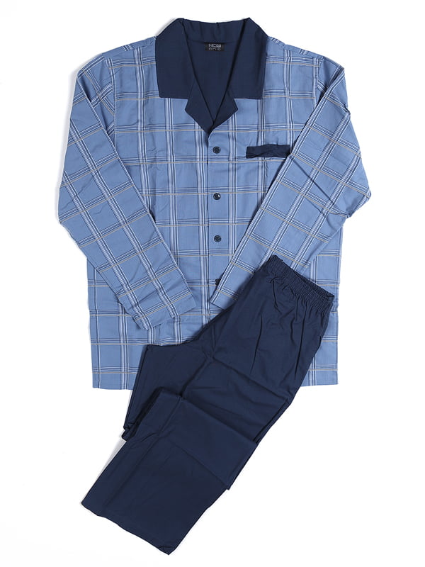 Пижама мужская Hom 04266cB9 синяя XL
