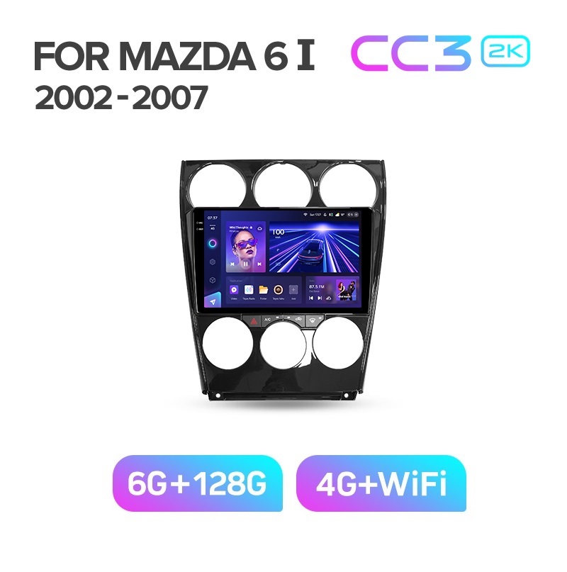 Магнитола TEYES CC3 2K MAZDA 6 GG 2002-2007 г 6128ГБ 4289000₽