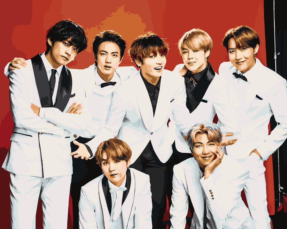 

Картина по номерам Артвентура «Корейская K-POP группа BTS 5», 02ART4050KPOP03, Корейская K-POP группа BTS 5