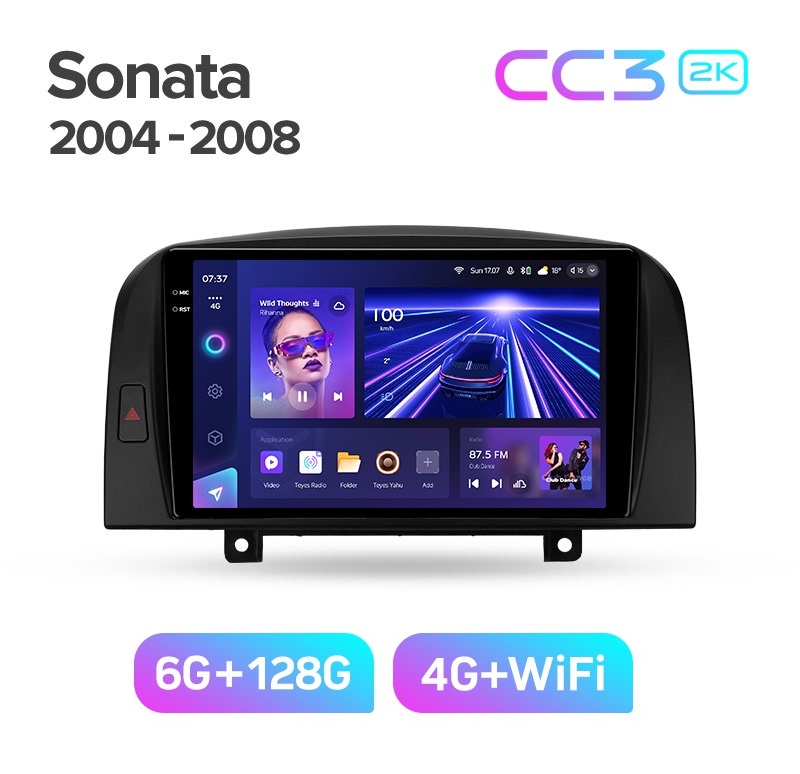 Магнитола TEYES HYUNDAI SONATA NF 2004-2008 г CC3 2K 6128ГБ 4189000₽