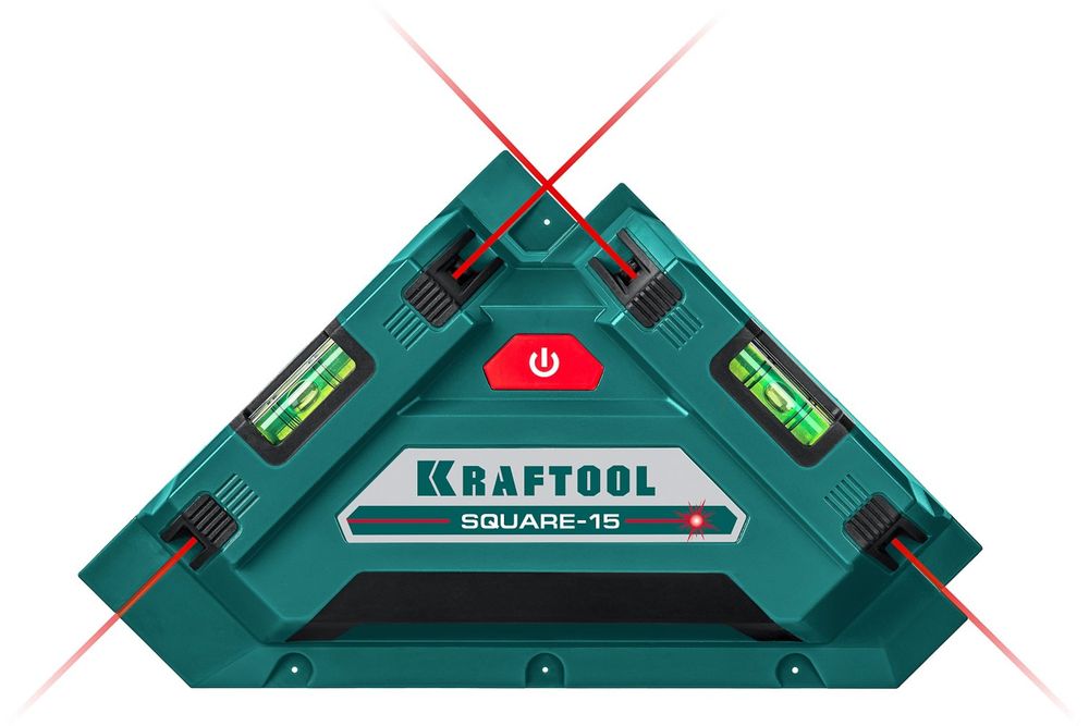 Лазерный нивелир Kraftool Square-15 для кафеля 34705 лазерный угольник для кафеля stayer