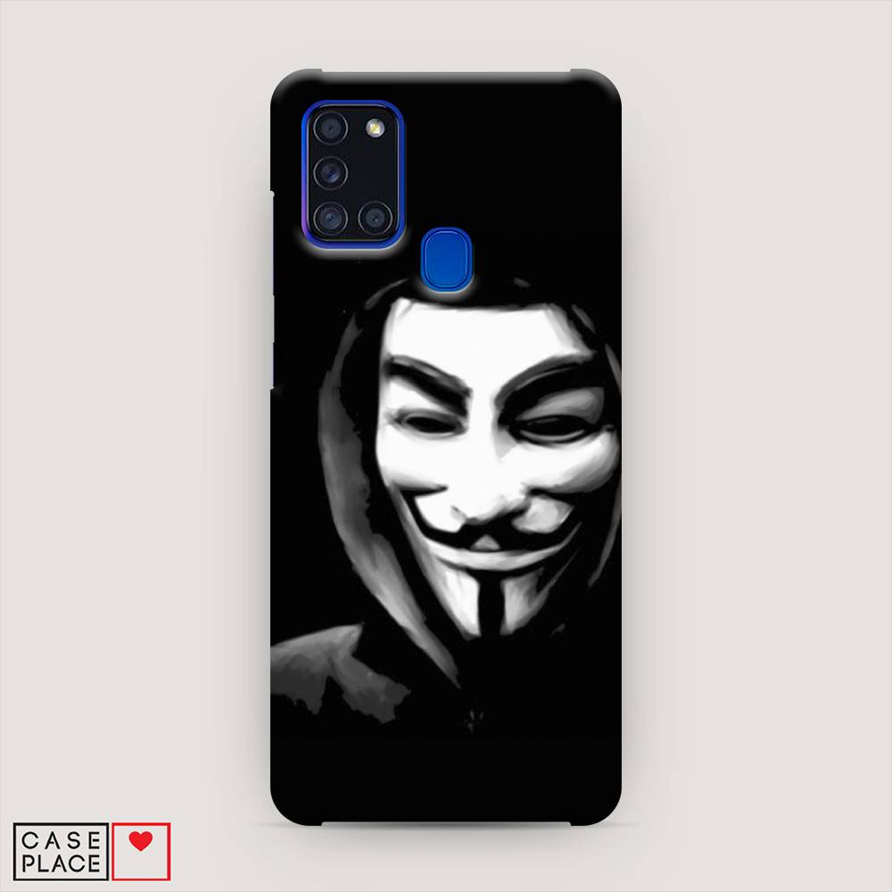 

Пластиковый чехол "Анонимус" на Samsung Galaxy A21s, 2100220-4