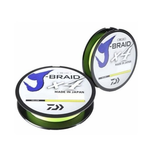 фото Шнур плетеный daiwa j-braid х4 135 m желтый / для спиннинга (0.19 mm/ 10.2 kg)