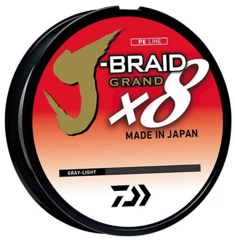 фото Шнур плетеный daiwa j-braid grand x8 135 m желтый / для спиннинга (0.24 mm)