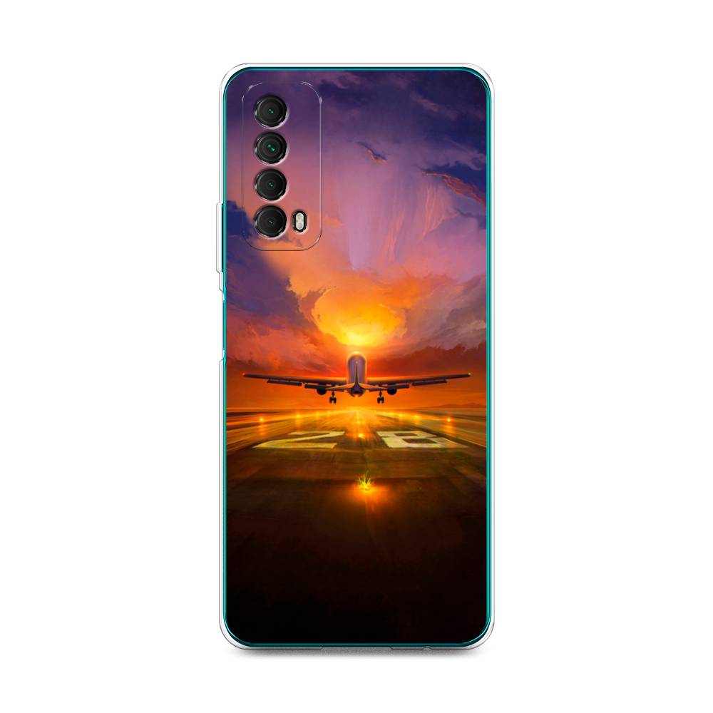 

Чехол для Huawei P Smart 2021 "Самолет на посадке", Оранжевый;синий, 6104750-6