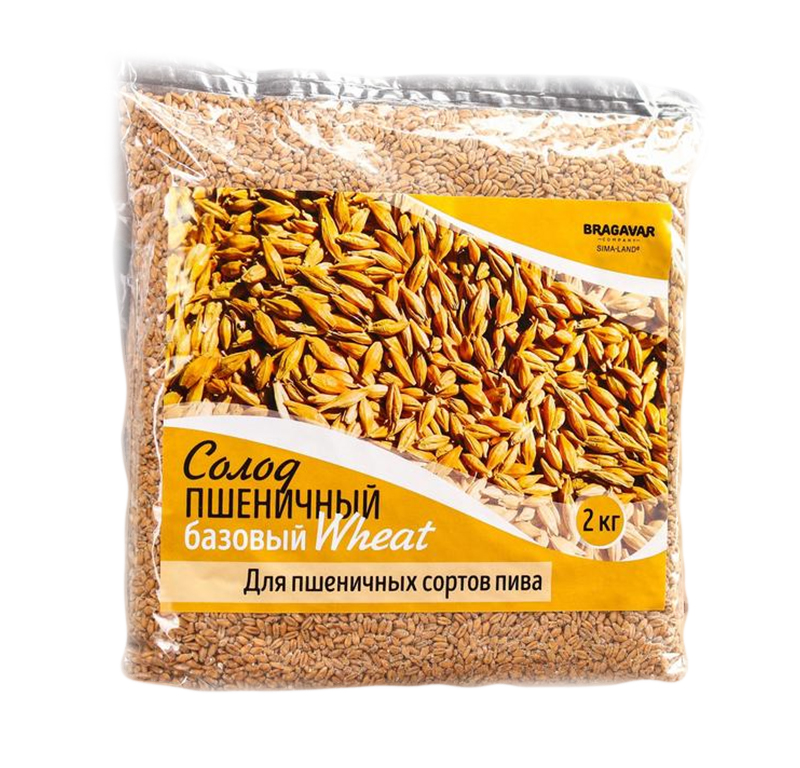 

Солод для пива базовый Пшеничный Wheat: 2 кг