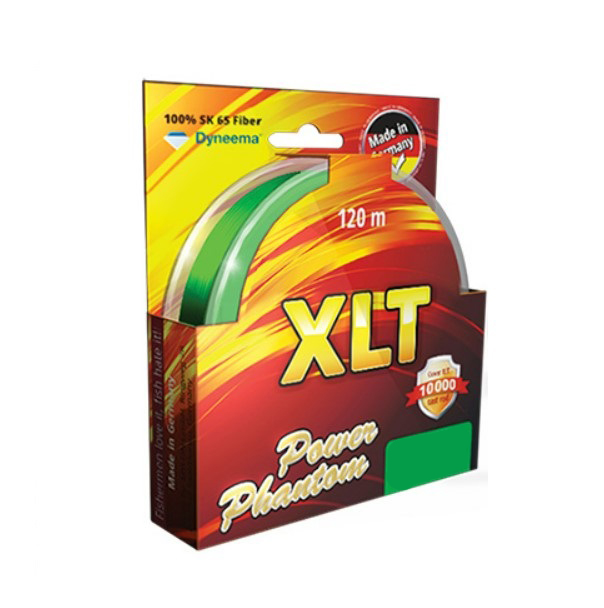 

Шнур Power Phantom XLT 4х, 120m, зеленый (37.4кг. / 0.30 мм. / 120м.)