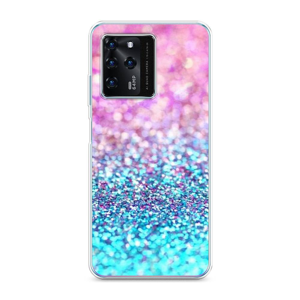 

Чехол Awog "Розово-голубые глиттеры рисунок" для ZTE Blade V30