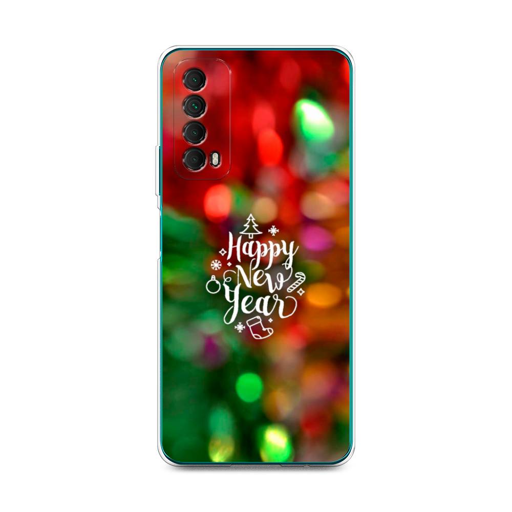 

Чехол для Huawei P Smart 2021 "Новый Год на елке", Зеленый;красный;желтый, 6104750-5