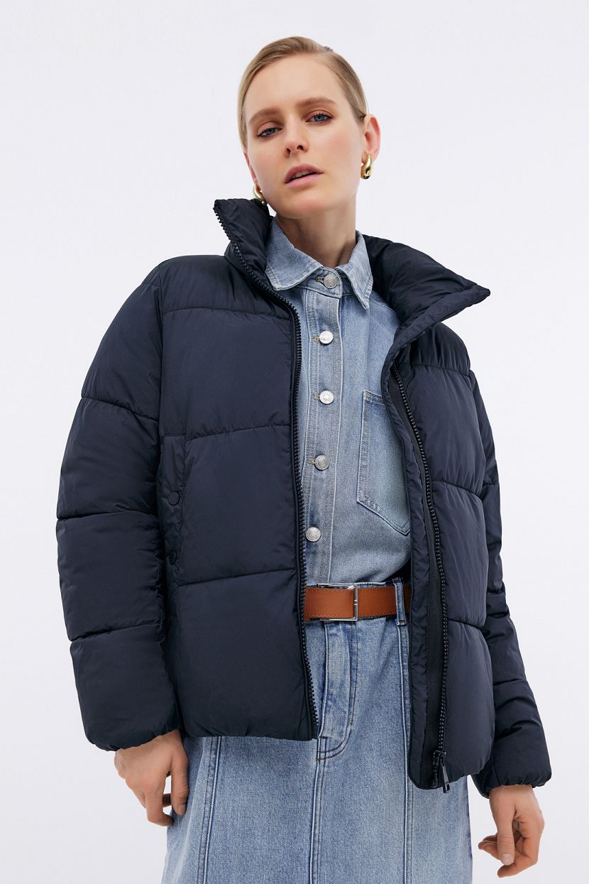 

Куртка женская Baon B0424008 черная 2XL, Черный, B0424008