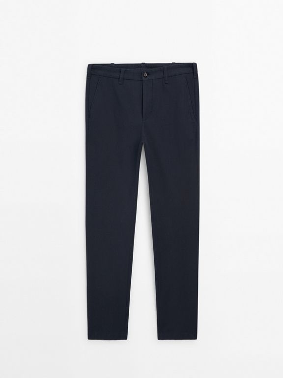 

Брюки мужские Massimo Dutti 0025/005 синие 46 EU, Синий, 0025/005