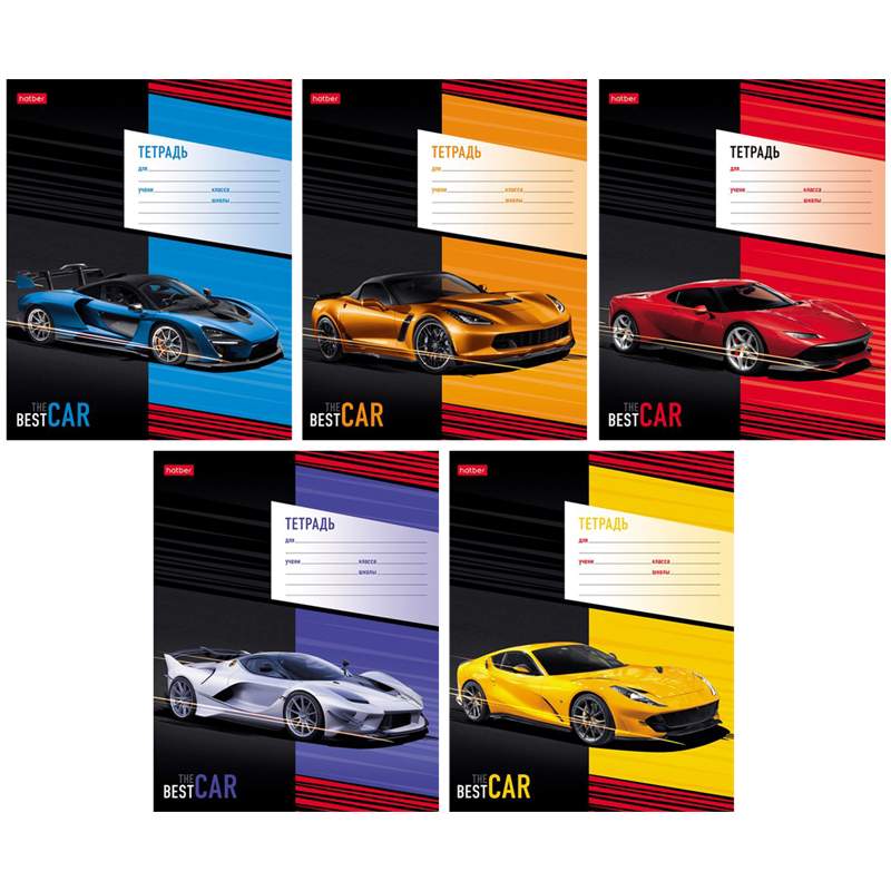 

Тетрадь Hatber "Best Cars" 300894 12 листов клетка 40 штук