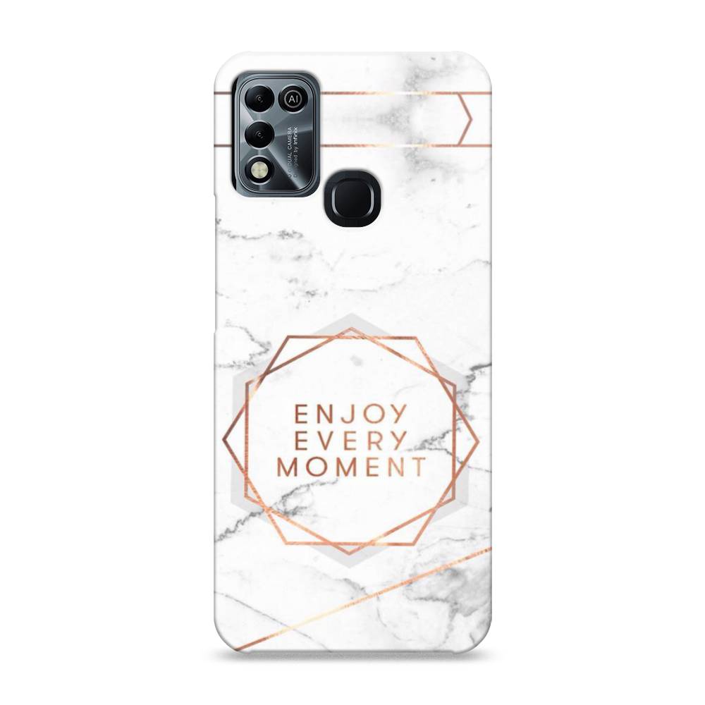 

Пластиковый чехол "Enjoy every moment мрамор" на Infinix HOT 10 Play, 3100620-5